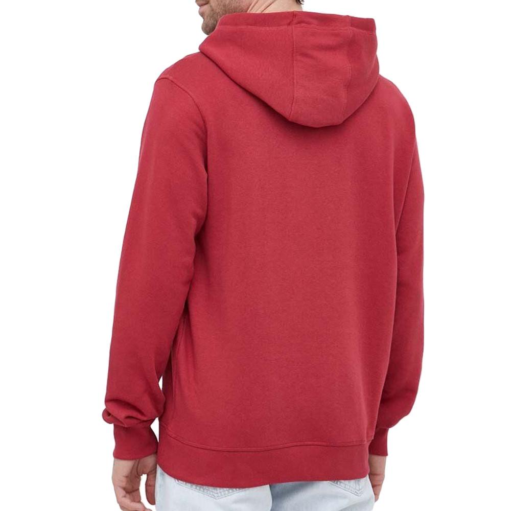 Sweat à Capuche Rouge Homme Guess Embro vue 2