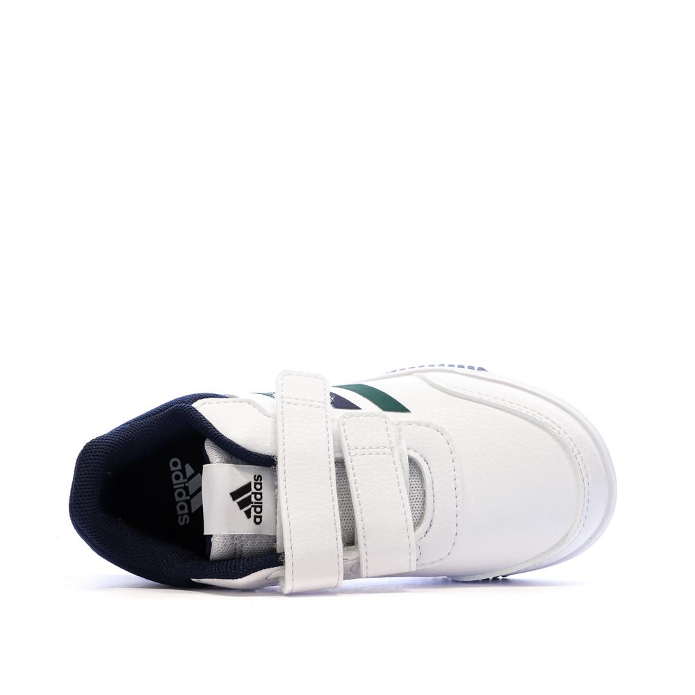 Baskets Blanc Garçon Adidas Tensaur Sport 2.0. vue 4
