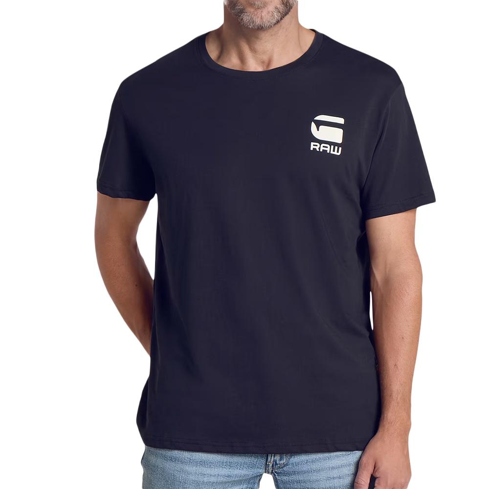 Herren-T-Shirt in Marineblau von G-Star RAW Chest günstig
