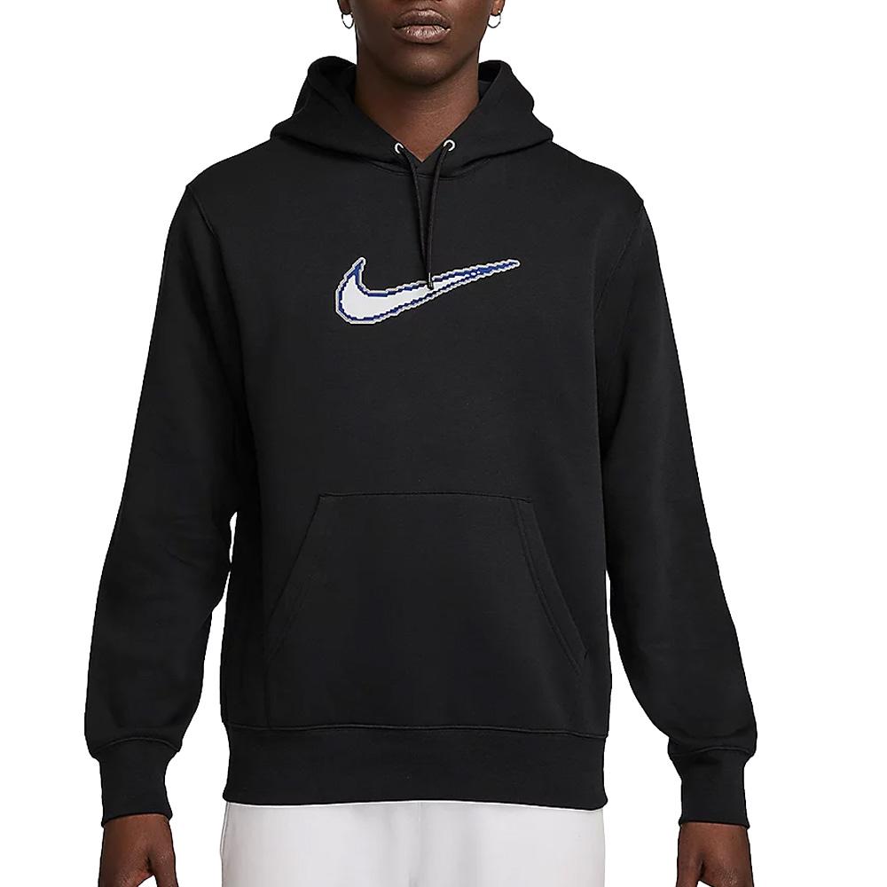 Sweat Noir Homme Nike Club Varsity pas cher