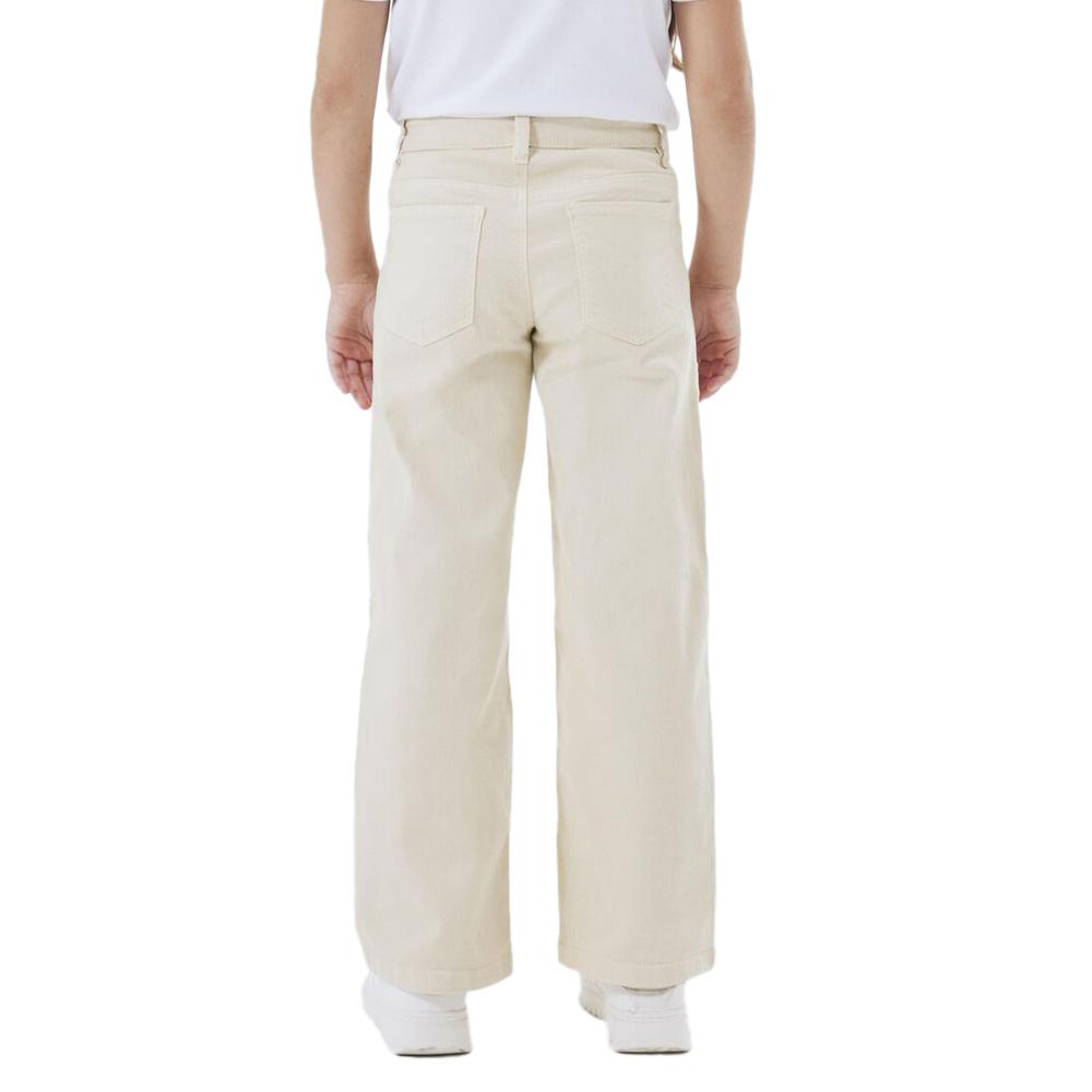 Jean Regular Beige Fille Name it Wide 1115 vue 2