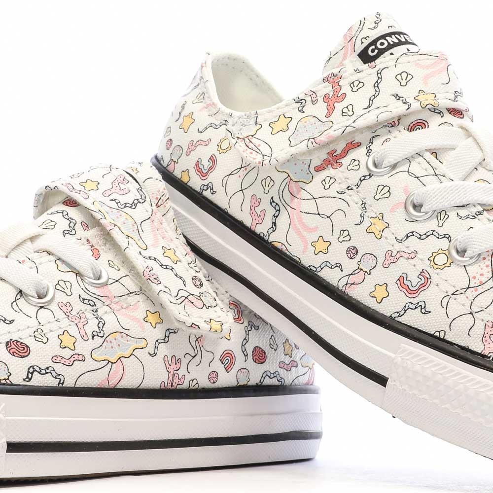 Baskets Blanches Fille Converse Chuck Taylor All Star vue 7