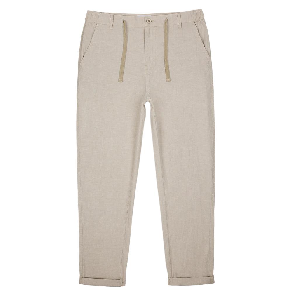 Pantalon Fluide Beige Homme Teddy Smith Linen pas cher