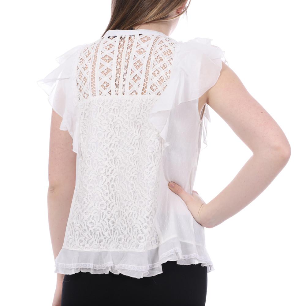 Blouse Écru à Dentelle Femme French Connection Dayton vue 2