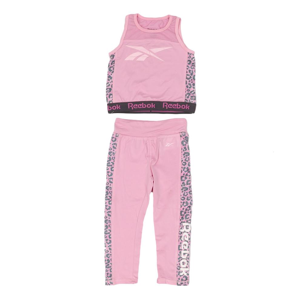 Ensemble Rose Fille Reebok Animal Active pas cher