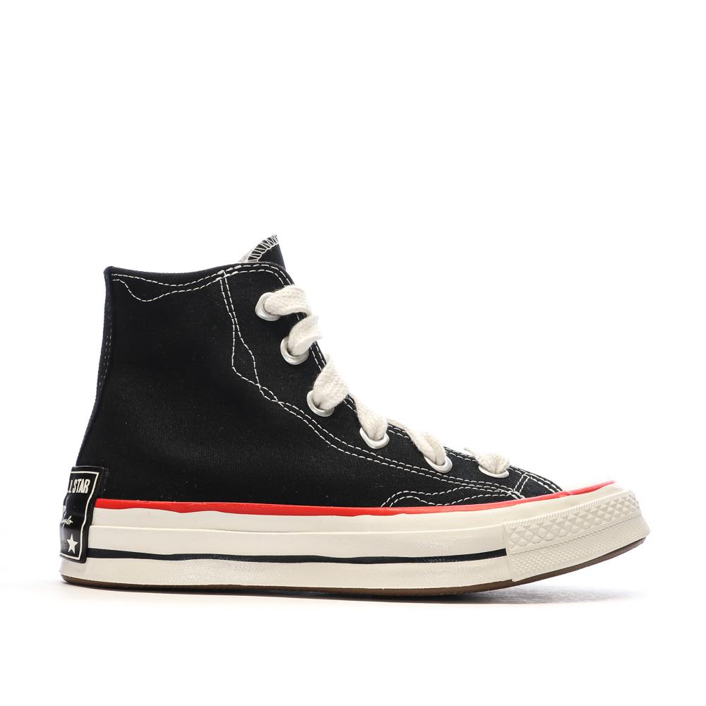 Baskets Noires Mixte Converse Chuck 70 Sketch vue 2