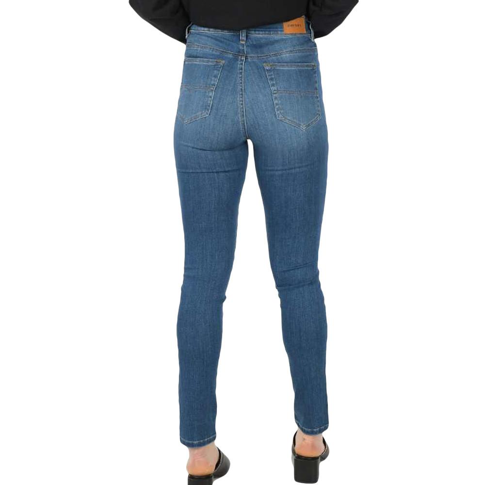 Jean Super Skinny Bleu basic Femme Diesel D-roisin vue 2