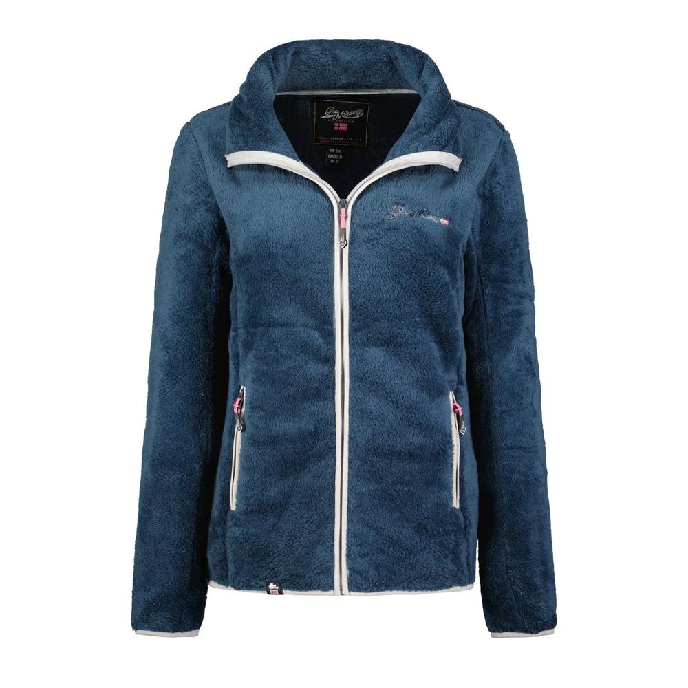 Veste Sherpa Marine Fille geographical Norway Unique pas cher