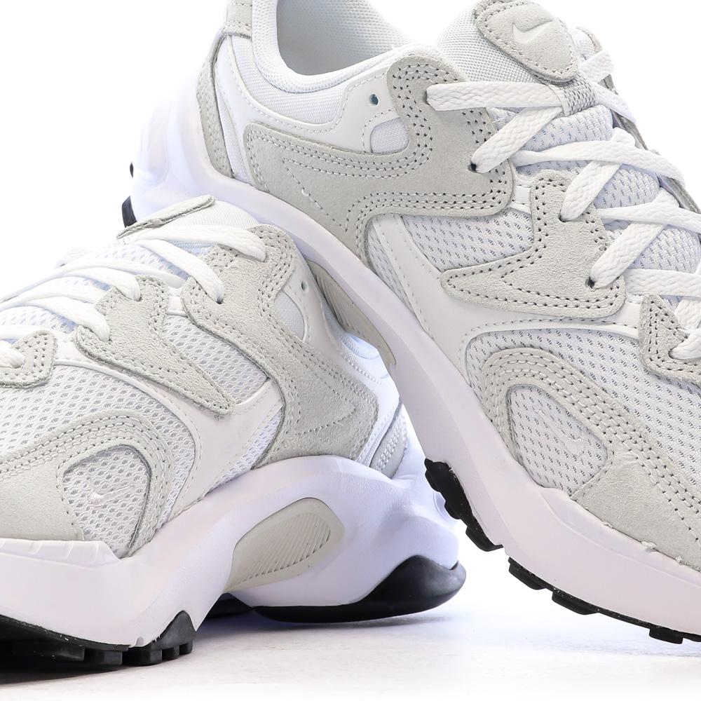 Baskets Blanc/Gris Femme Nike Al8 vue 7