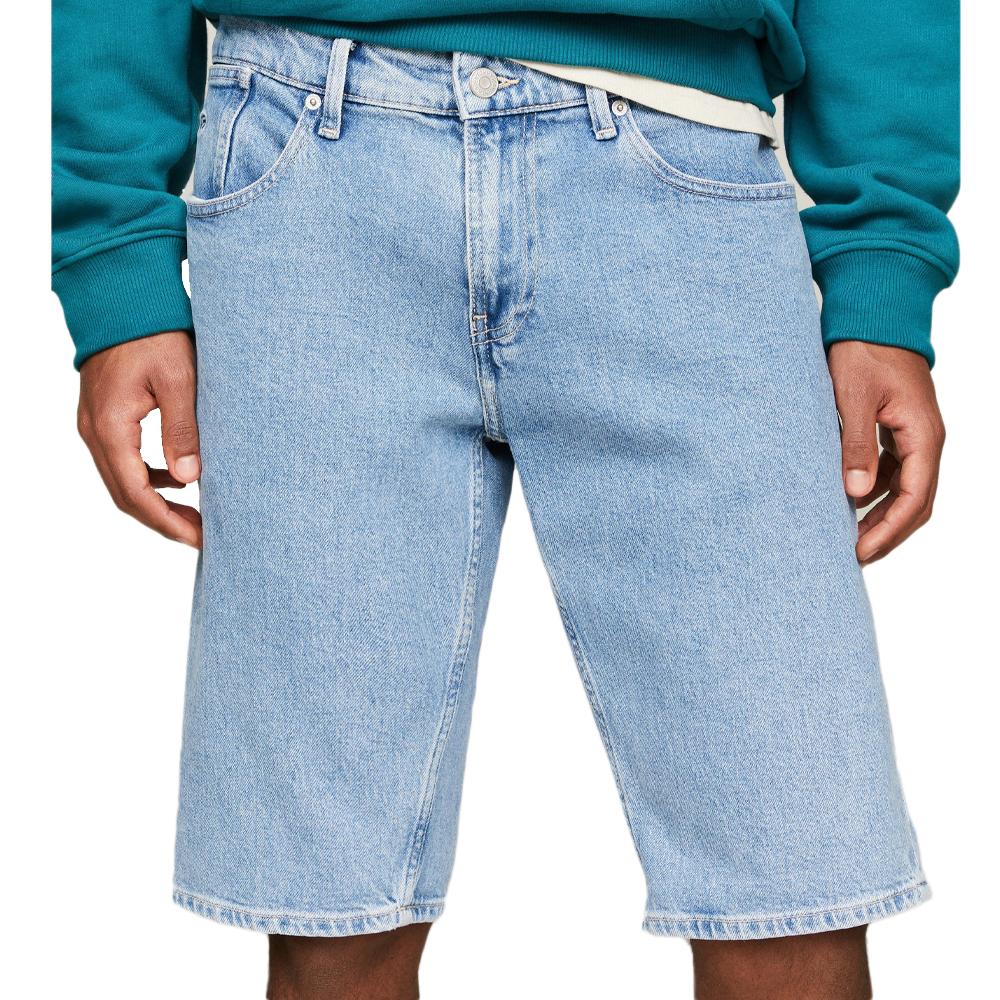Short en Jean Bleu Homme Tommy Hilfiger Ronnie pas cher