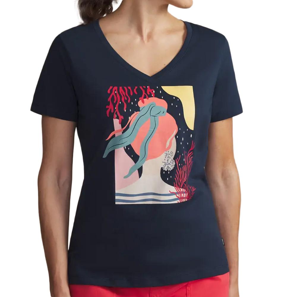 T-Shirt Marine Femme TBS ZILDOTEE pas cher