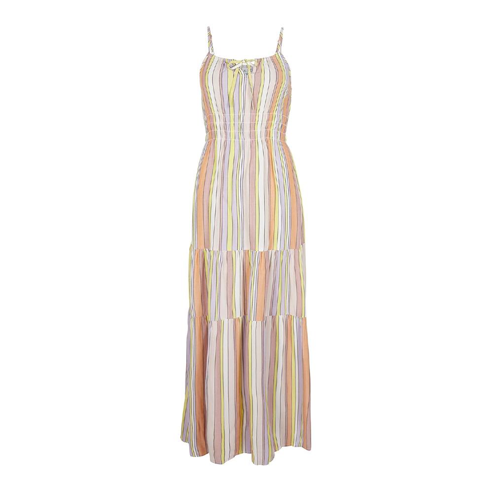Robe Longue Jaune/Mauve Femme O'Neill Quorra Maxi pas cher