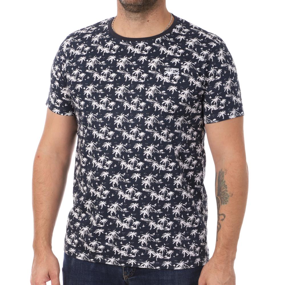 T-shirt Marine Homme Lee Cooper Otez pas cher