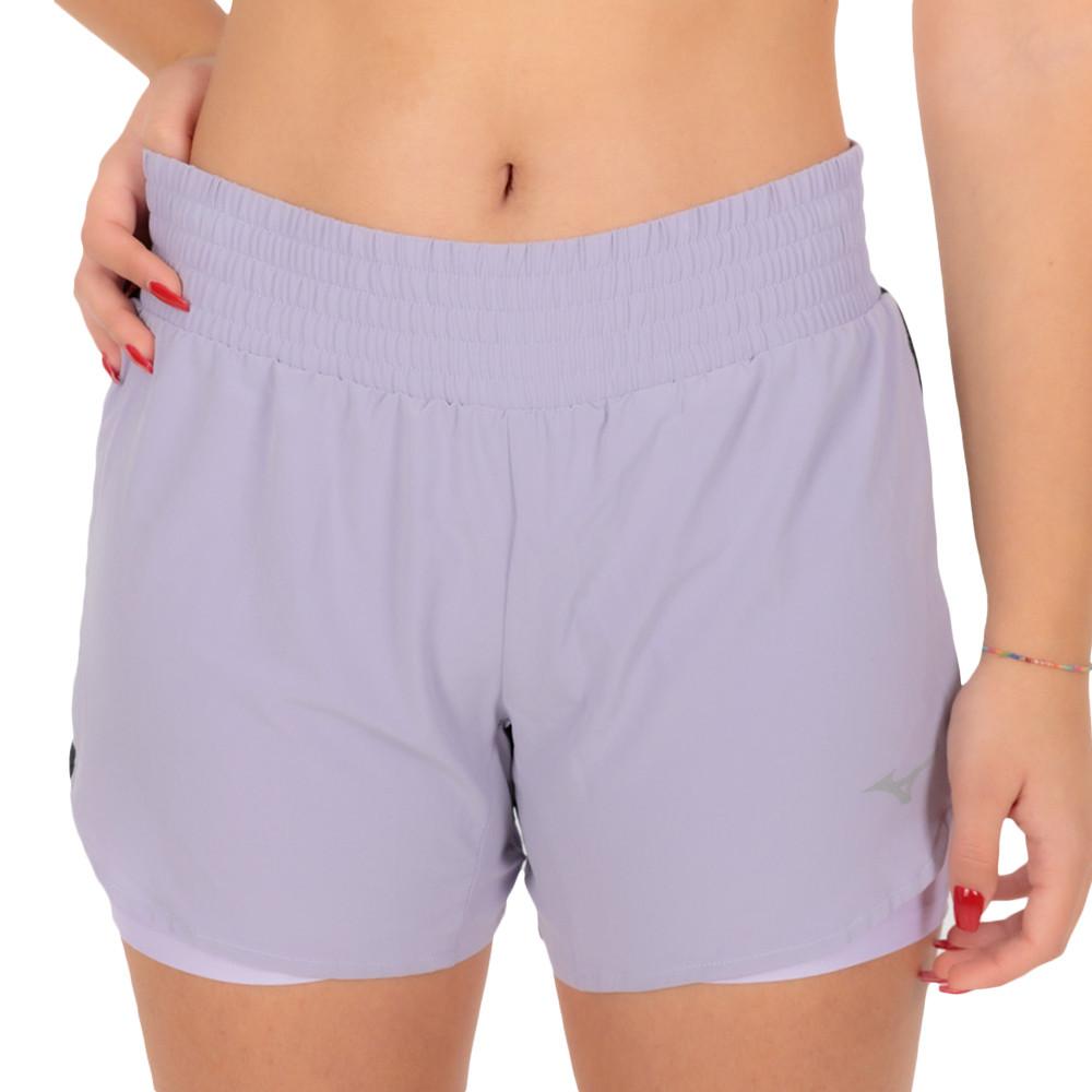 Short Mauve Femme Mizuno Active pas cher