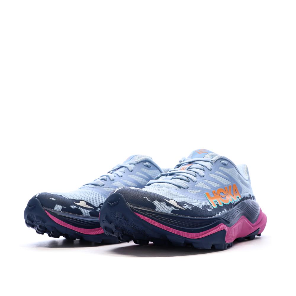 Chaussures de Trail Bleu/Rose Femme Hoka Torrent 4 vue 6