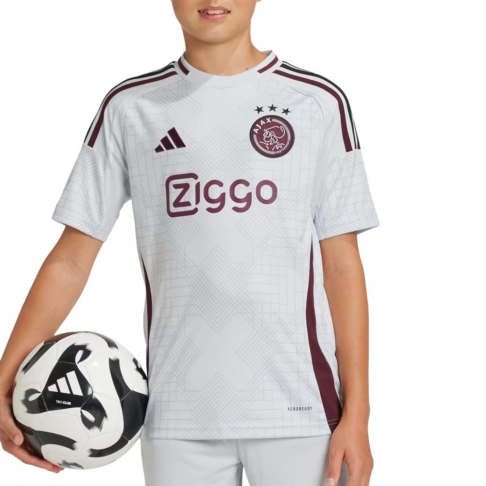 Amsterdam Football Jersey Grey Boys Adidas 24/25 affordable