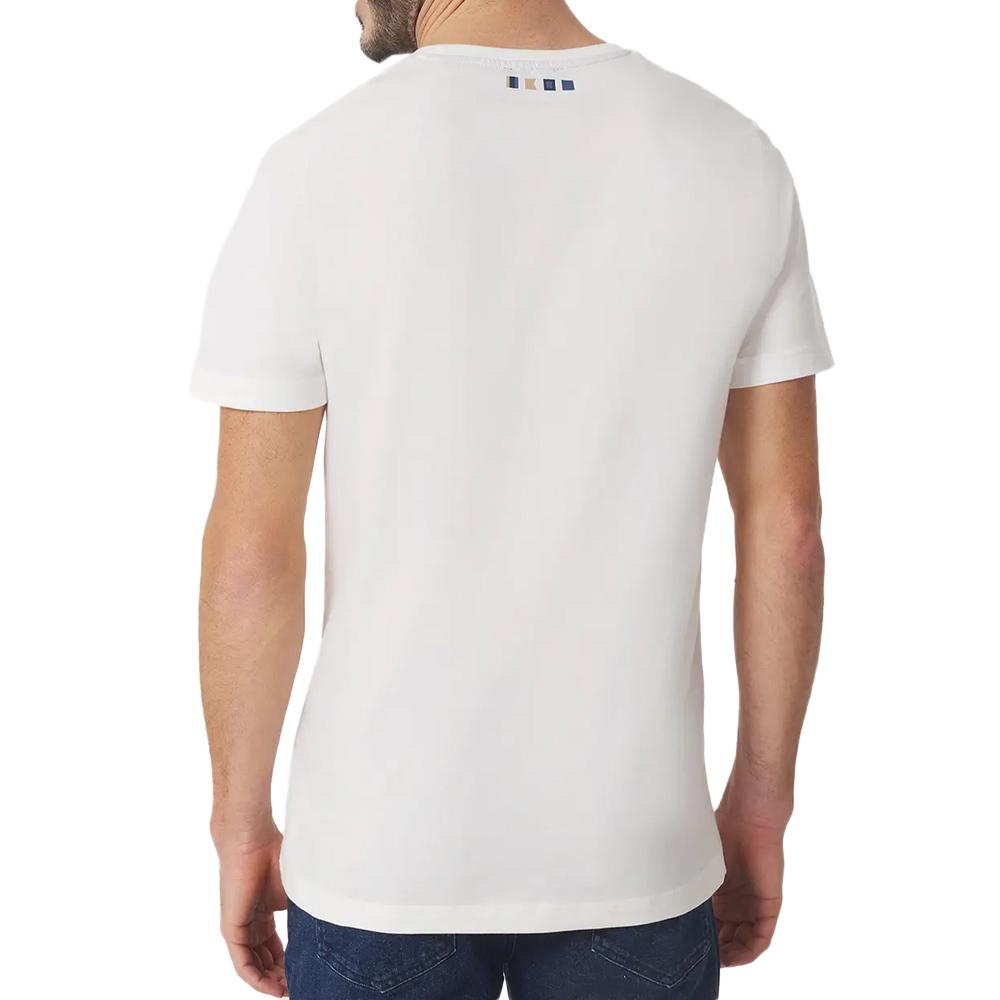 T-Shirt Blanc Homme TBS Arctique rond vue 2
