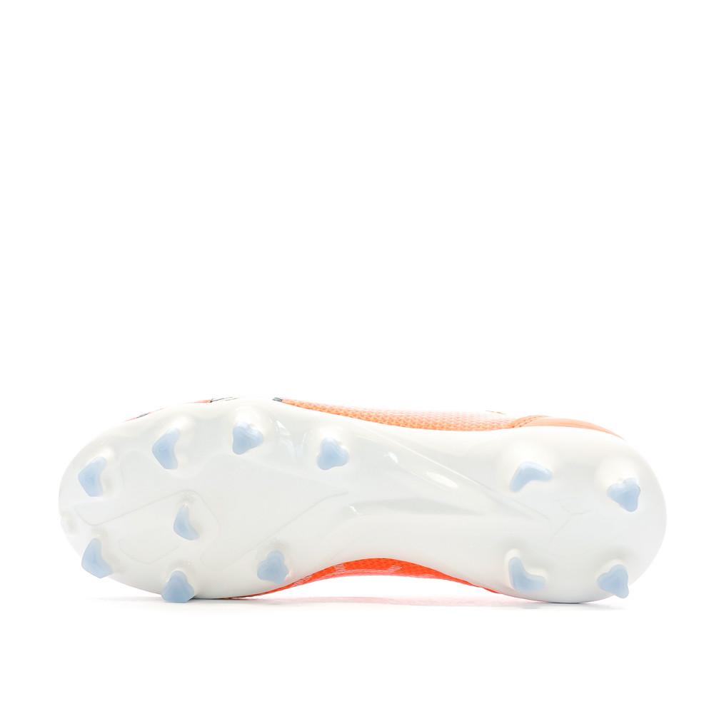 Chaussures de Football Orange Garçon Puma Ultra Match vue 5