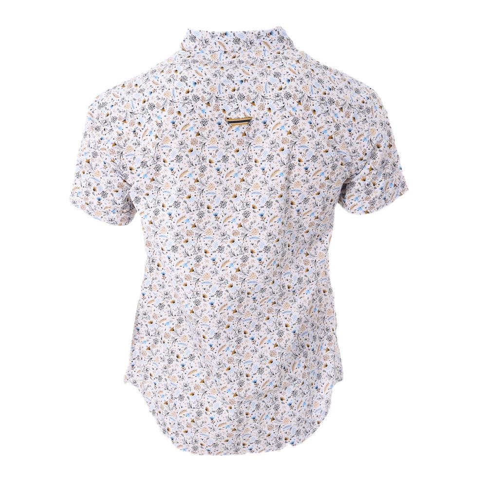 Chemise Blanc/Marine à Motifs Homme RMS26 4785 vue 2