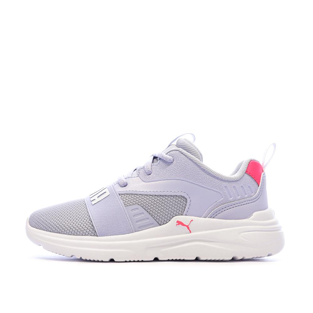 Baskets Gris Femme Puma Soft Wired 2 pas cher