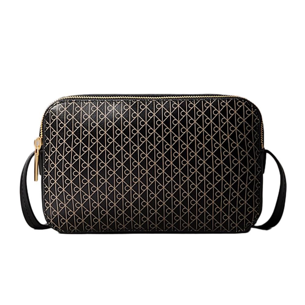 Sac à bandoulière Noir Femme Calvin Klein Jeans Emblem Aop Elongated pas cher