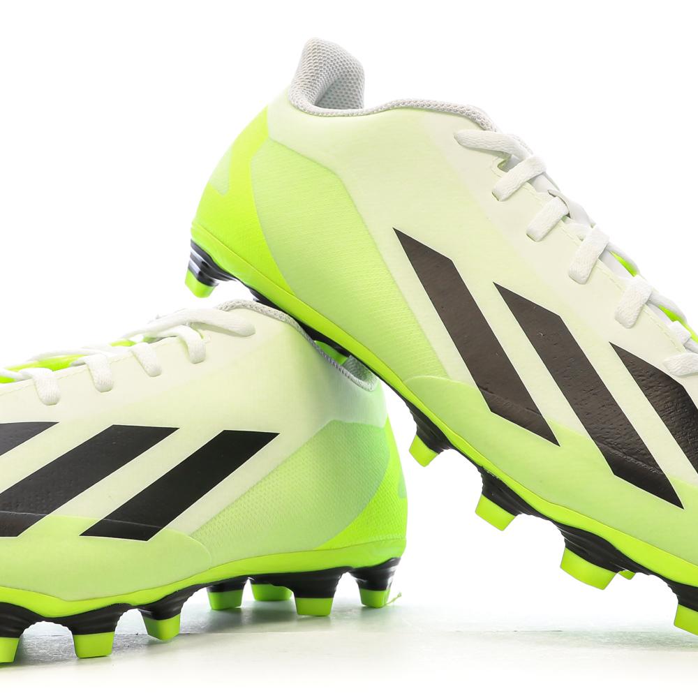 Chaussures de Foot Jaunes Mixte Adidas X Crazyfast.4 FxG vue 7