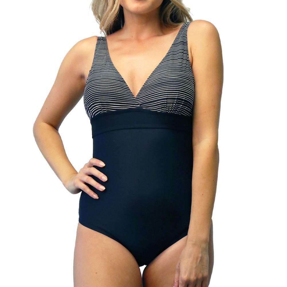 Maillot de bain 1 pièce Noir/Blanc Femme Sun Project 2206 pas cher