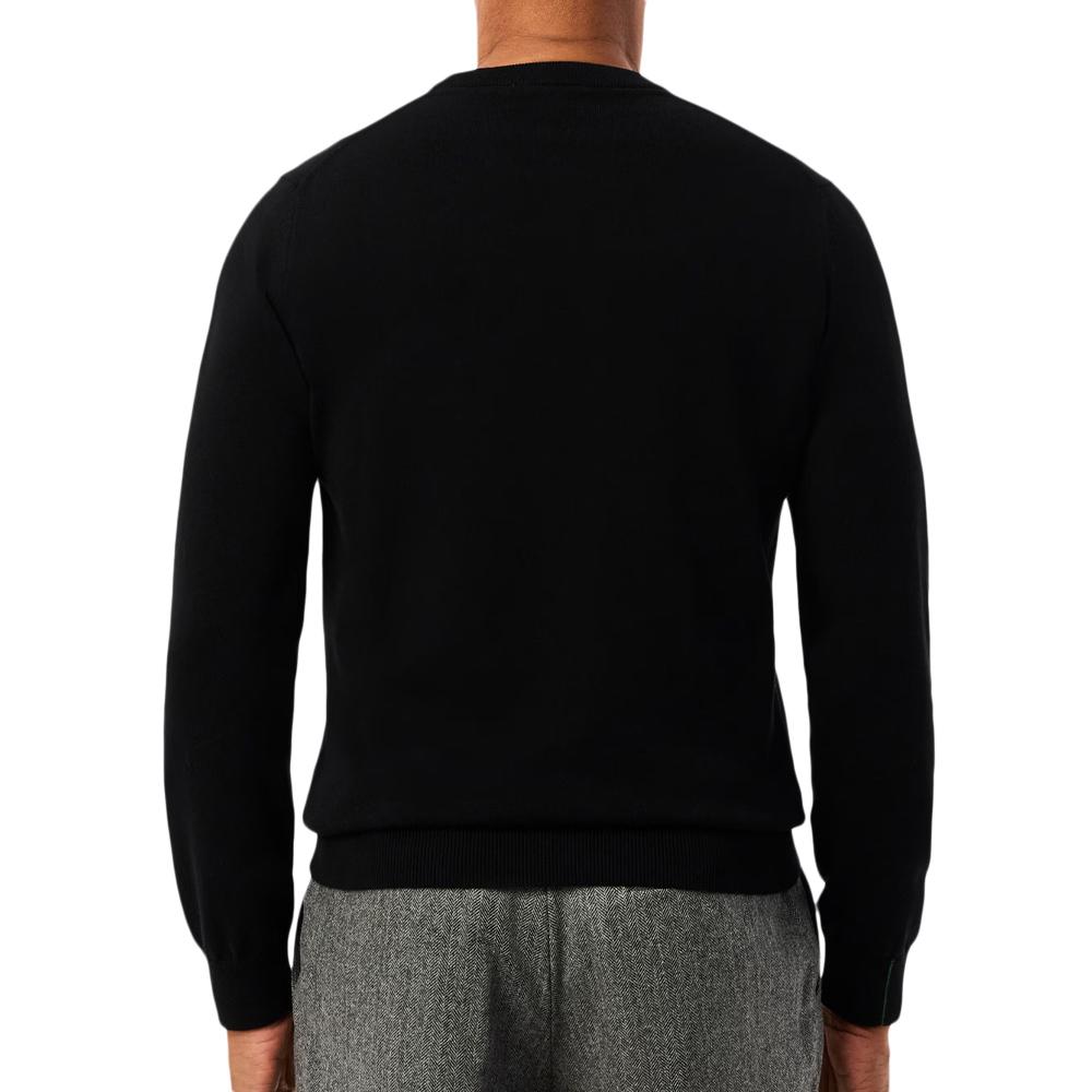Pull Marine Homme Lacoste Organic Cotton Crew vue 2