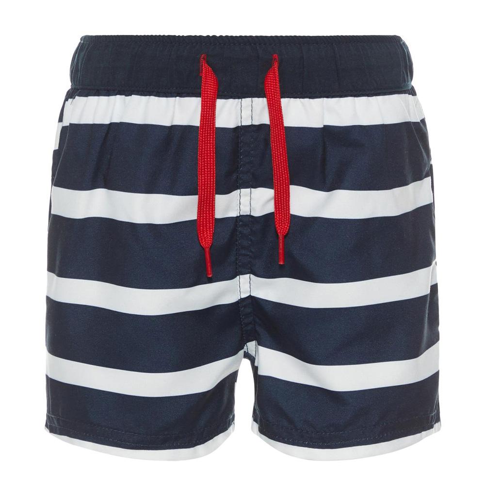 Short de bain Marine/Blanc Garçon Name it zoxi pas cher
