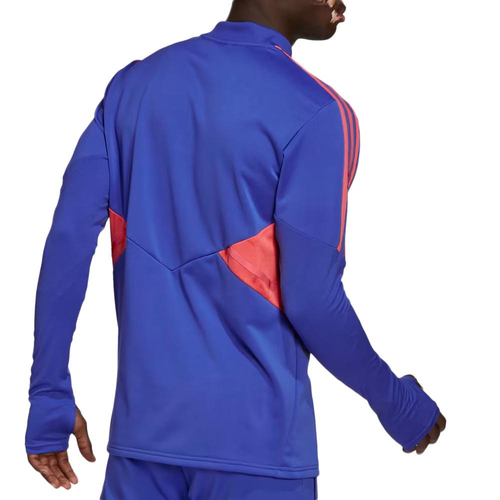Sweat Bleu Roi Homme Adidas Convio 22 Predator vue 2