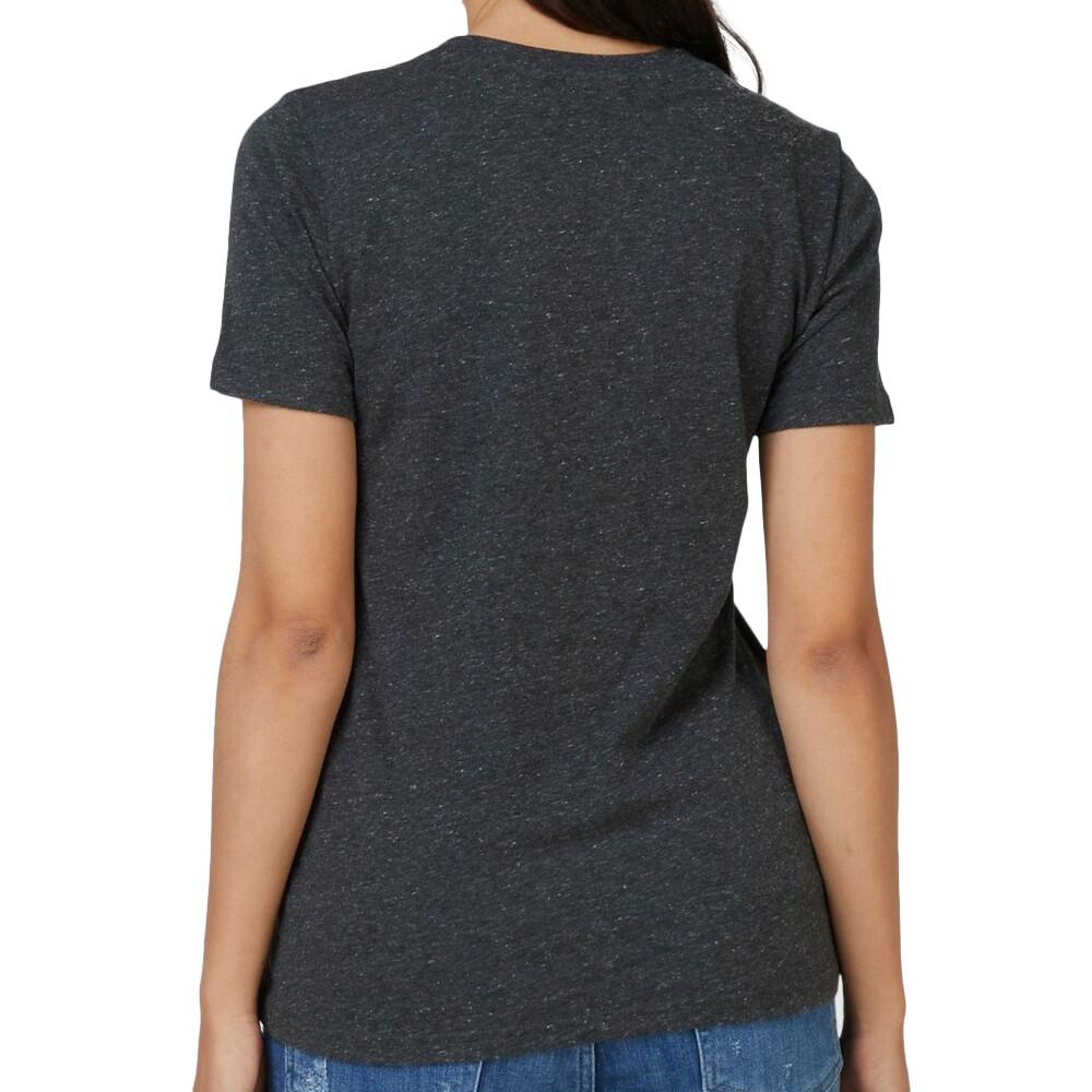 T-shirt Gris Femme Superdry Tonal Satin vue 2