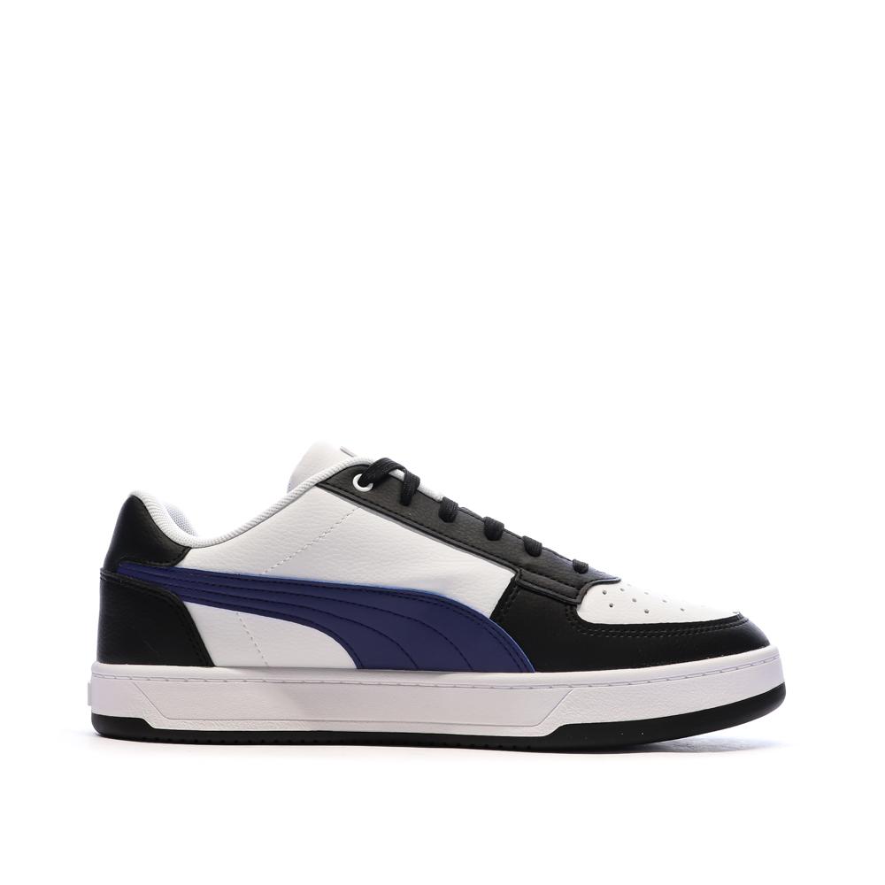 Baskets Blanc/Noir/Bleu Homme Puma Caven 2.0 vue 2