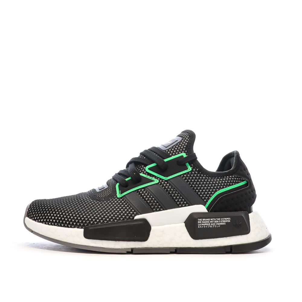Baskets Noires/Verte Homme Adidas Nmd pas cher