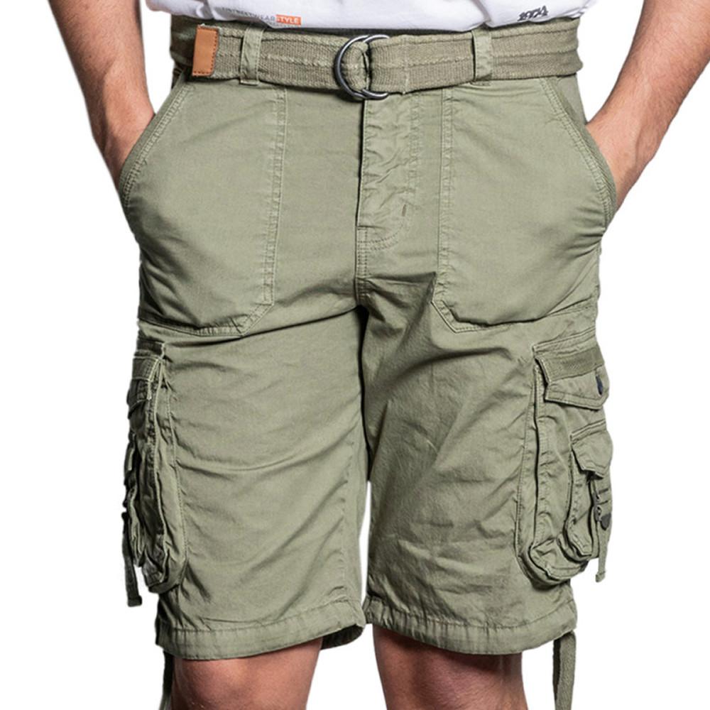 Short Kaki cargo Homme Deeluxe Heaven pas cher