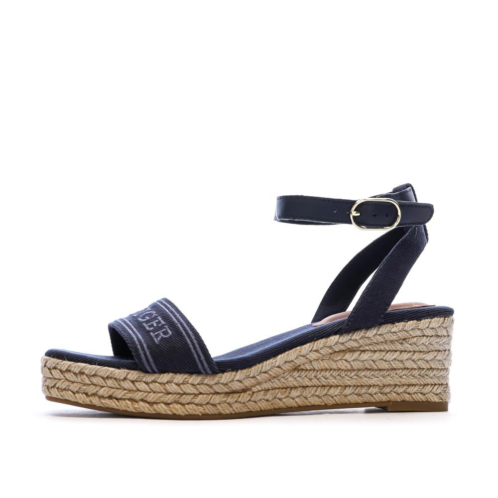 Sandales Marine Femme Tommy Hilfiger Espad pas cher