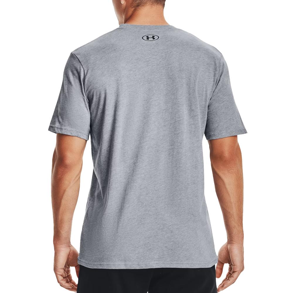 Maillot de sport Gris Homme Under Armour Tech 2.0 SS vue 2