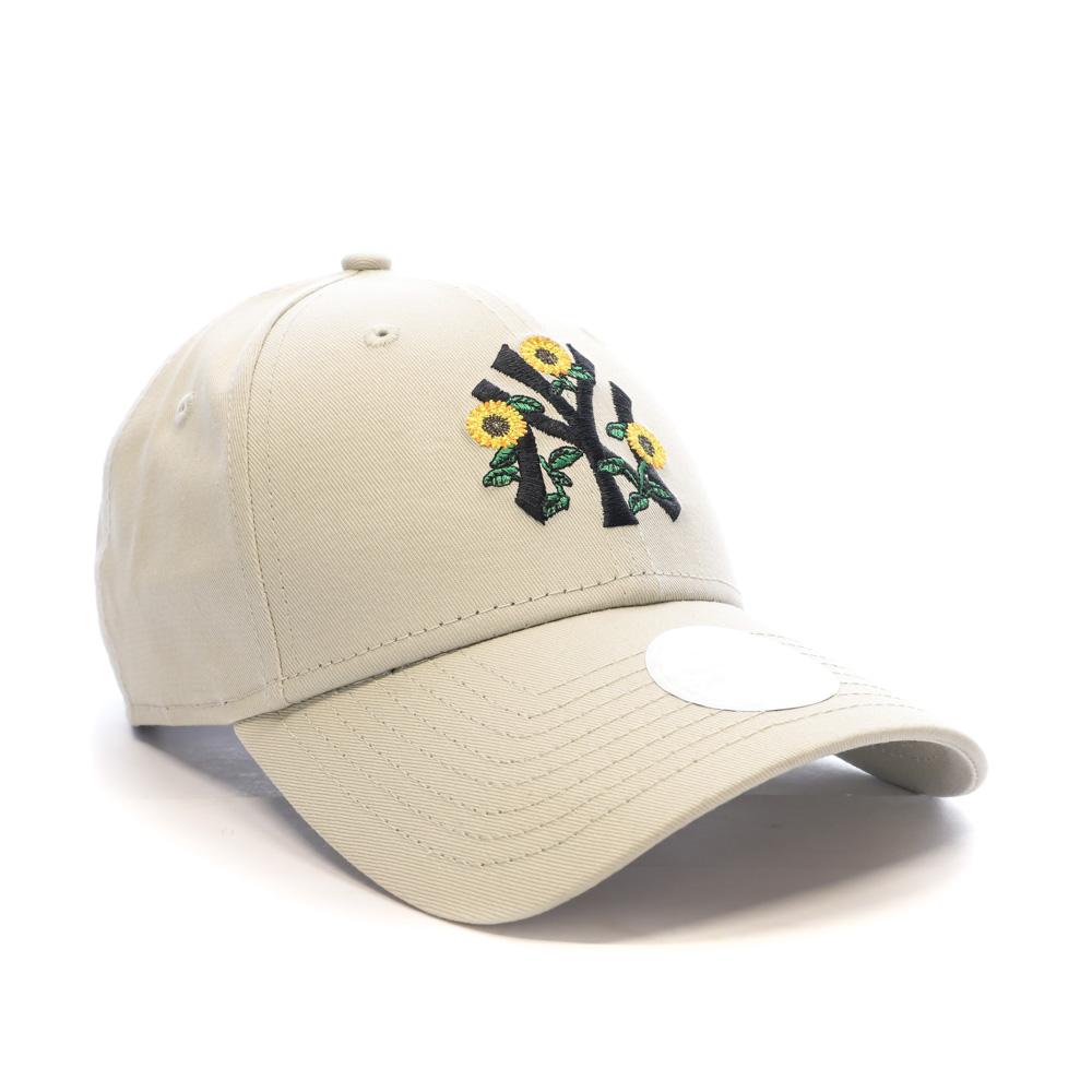 Casquette Beige Homme New Era Floral vue 2