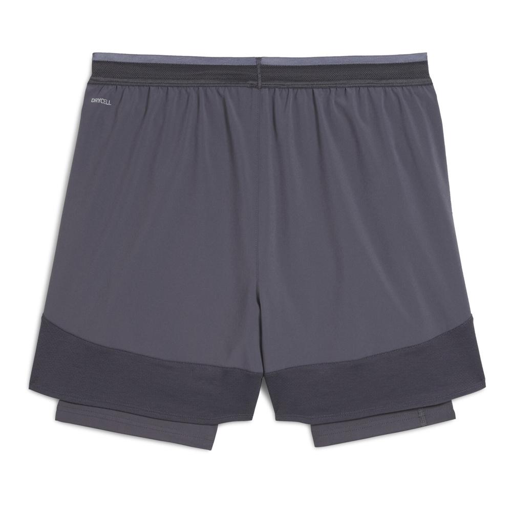 Pantalones cortos de entrenamiento Puma Gris Hombre ver 2