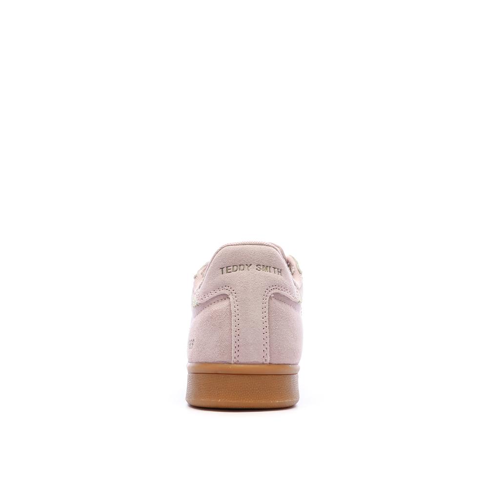 Baskets Rose/Ecru Femme Teddy Smith 120519 vue 3