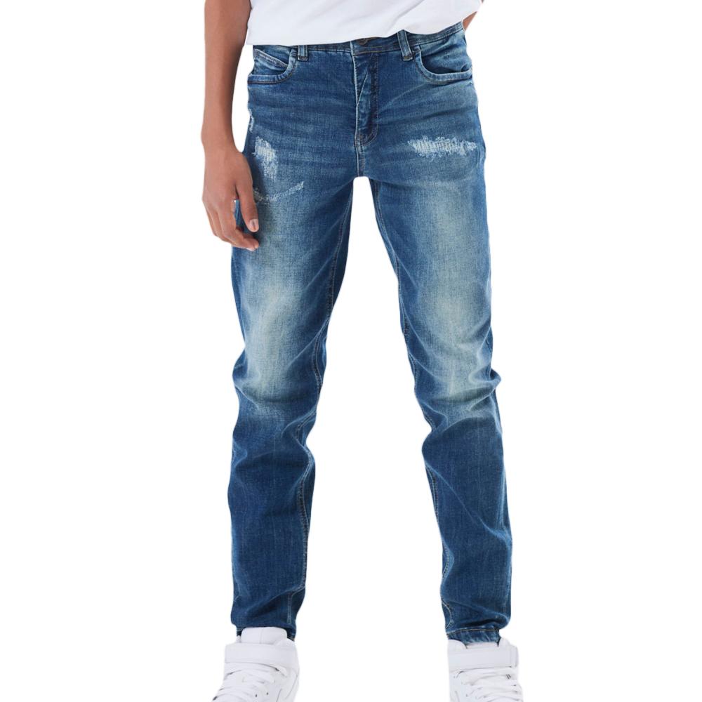 Jean Droit Bleu Foncé Garçon Name It Tapered pas cher