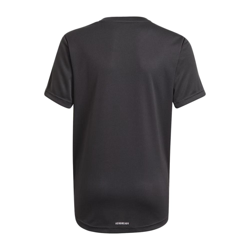 T-shirt Noir Garçon Adidas GN14 vue 2