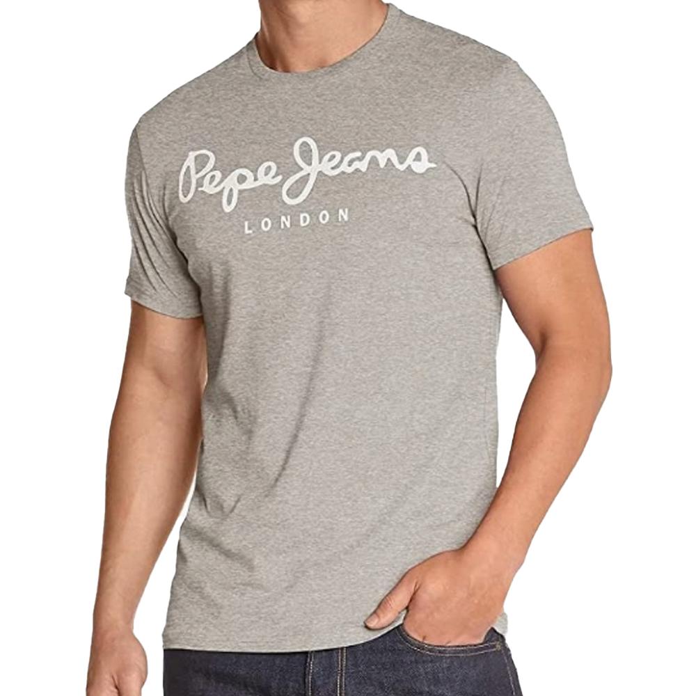 T-shirt Gris Homme Pepe Jeans Original Stretch N pas cher