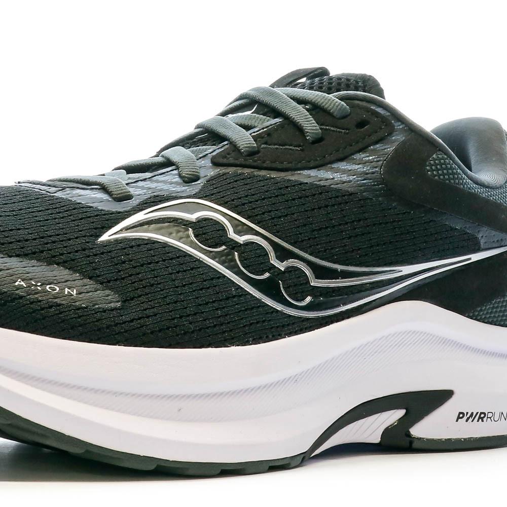 Chaussures de Running Noir/Blanche Homme Saucony Axon 2 vue 7