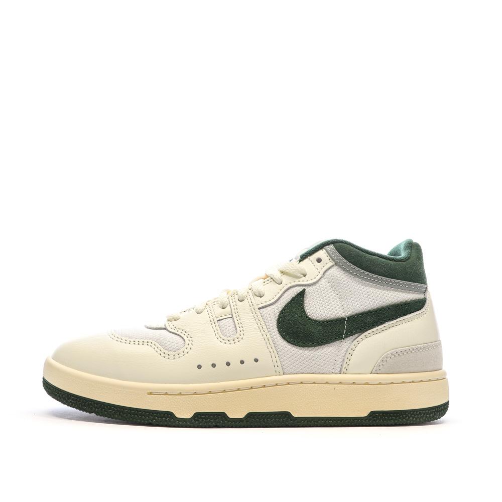 Baskets Blanches/Vertes Homme Nike Attack pas cher