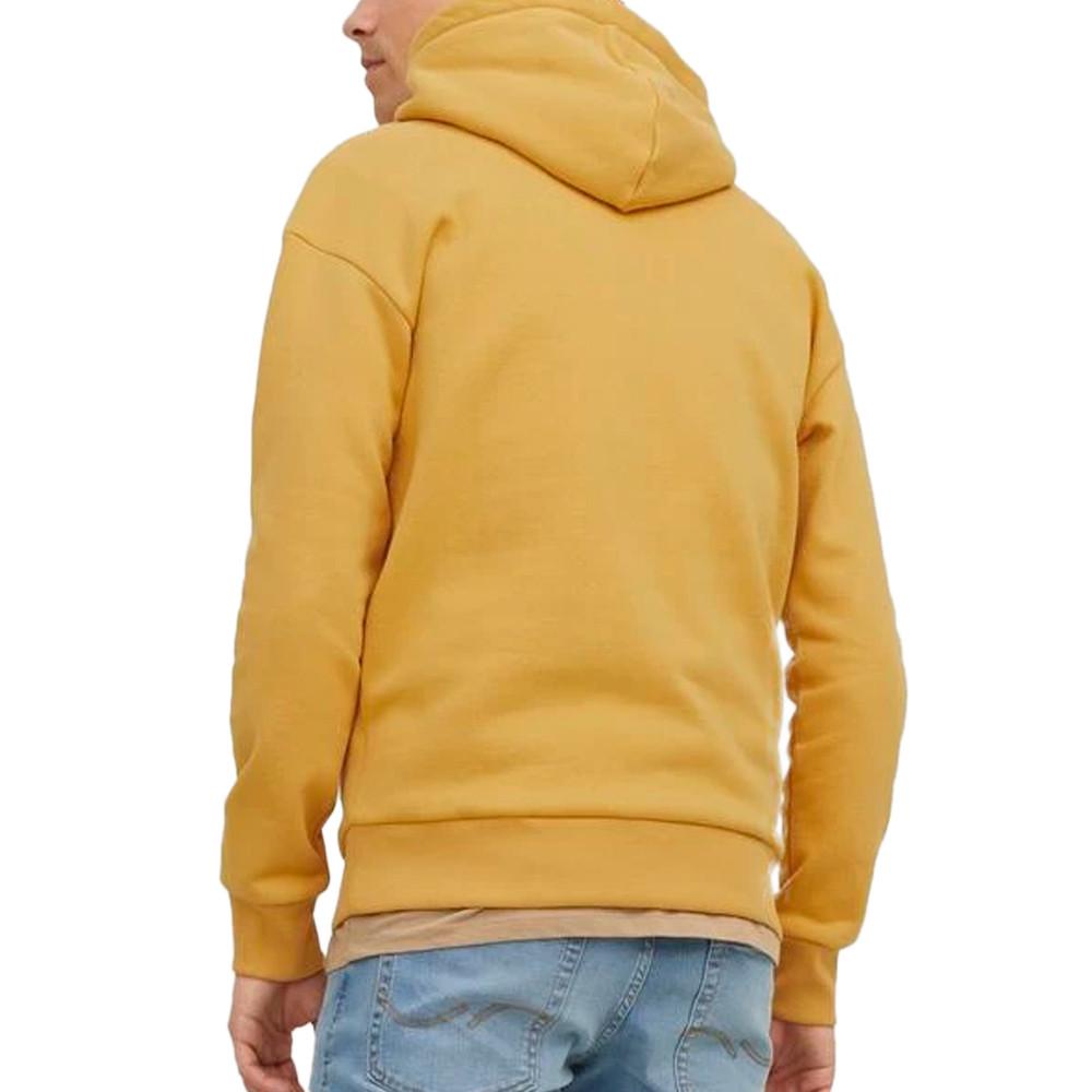 Sweat à Capuche Jaune Homme Jack & Jones Josh vue 2