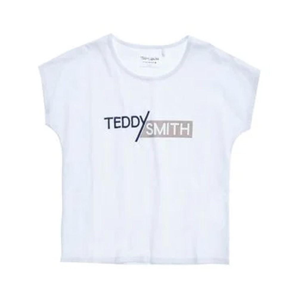 T-shirt blanc Femme Teddy Smith Clea pas cher