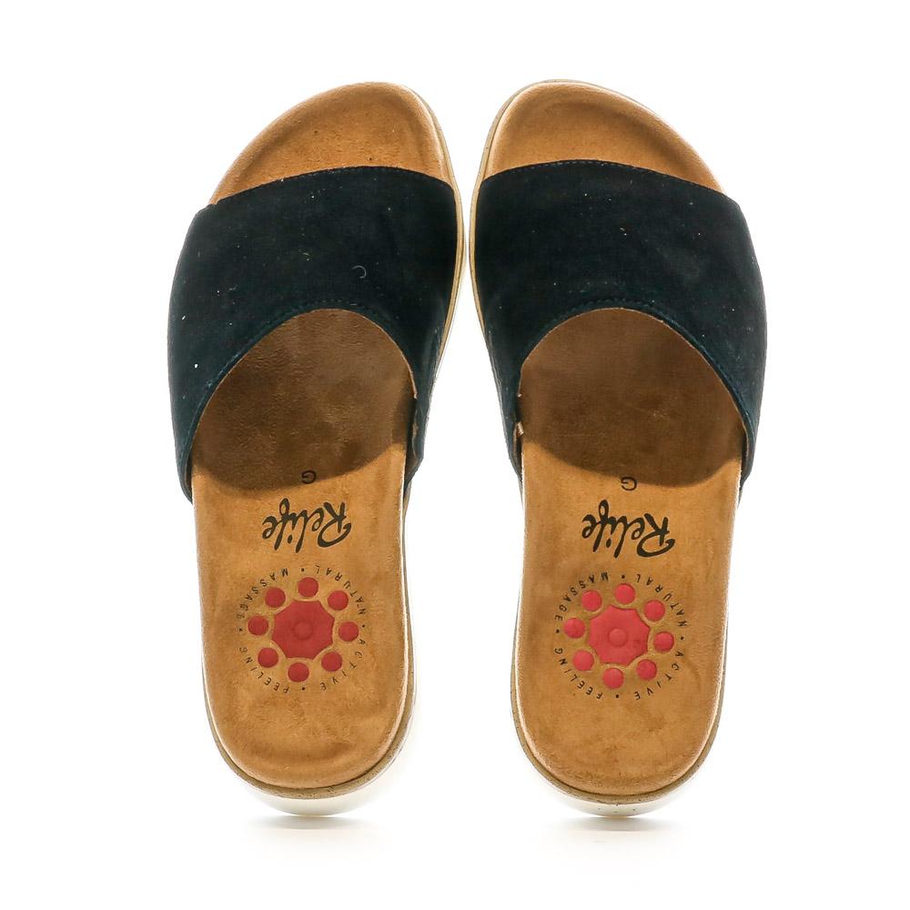 Sandales Noir Femme RELIFE Joymule vue 3