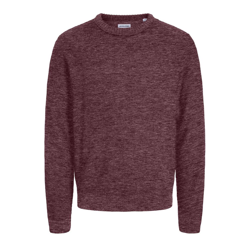 Pull Bordeaux Homme Jack & Jones Whrice pas cher