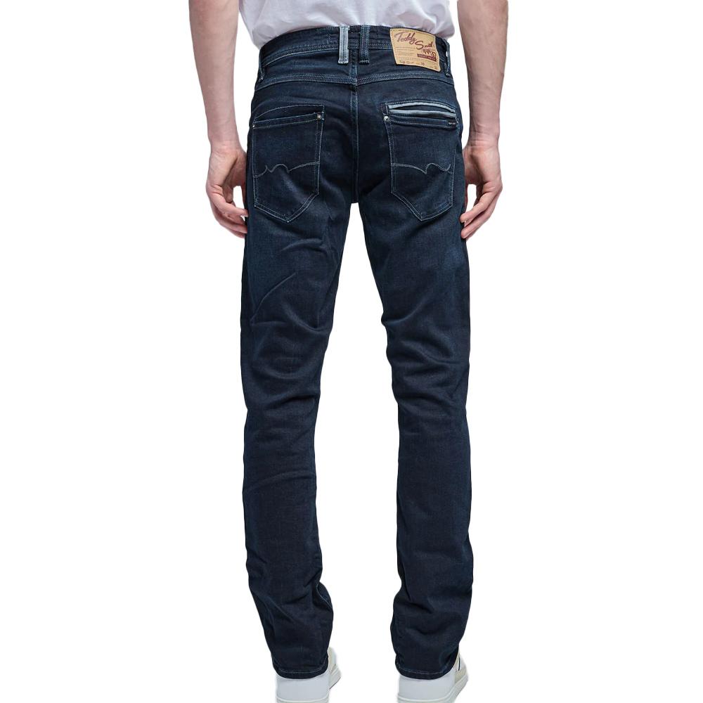 Jean Droit Bleu Brut Homme Teddy Smith Rope Reg vue 2