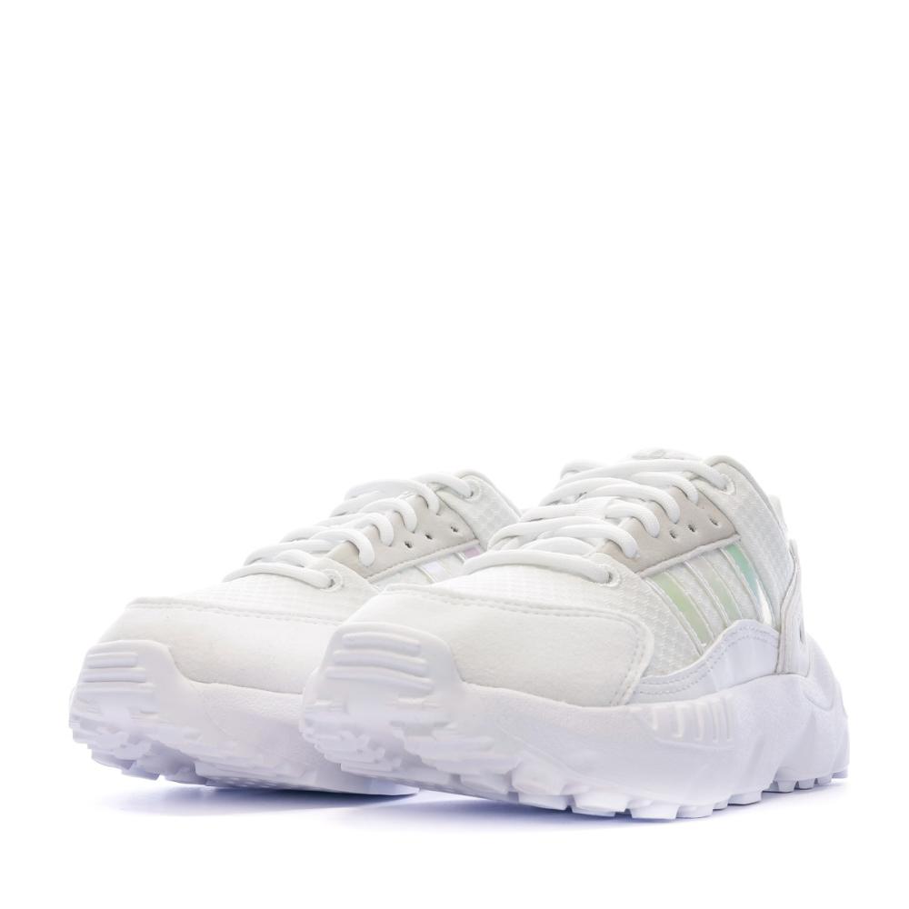 Baskets Blanches Fille Adidas Zx 22 vue 6